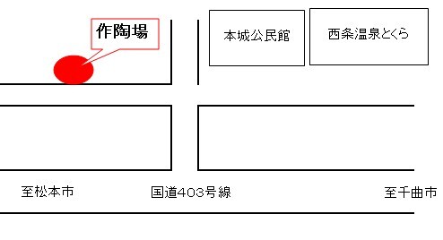 施設の場所の地図