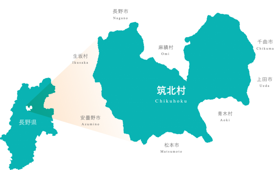 筑北村の地図1