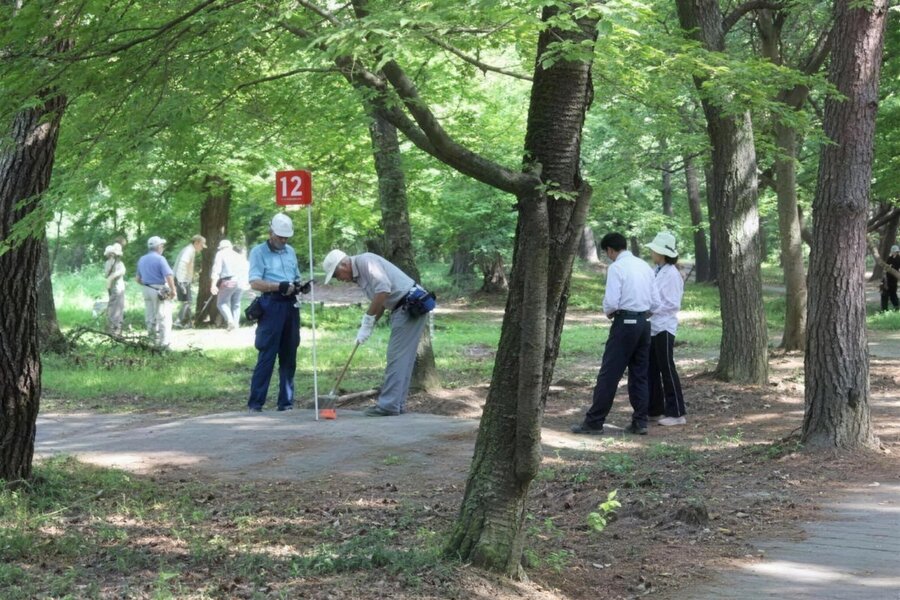 冠着マレットゴルフ場のコース
