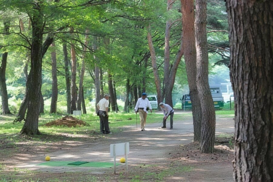 冠着マレットゴルフ場のコース