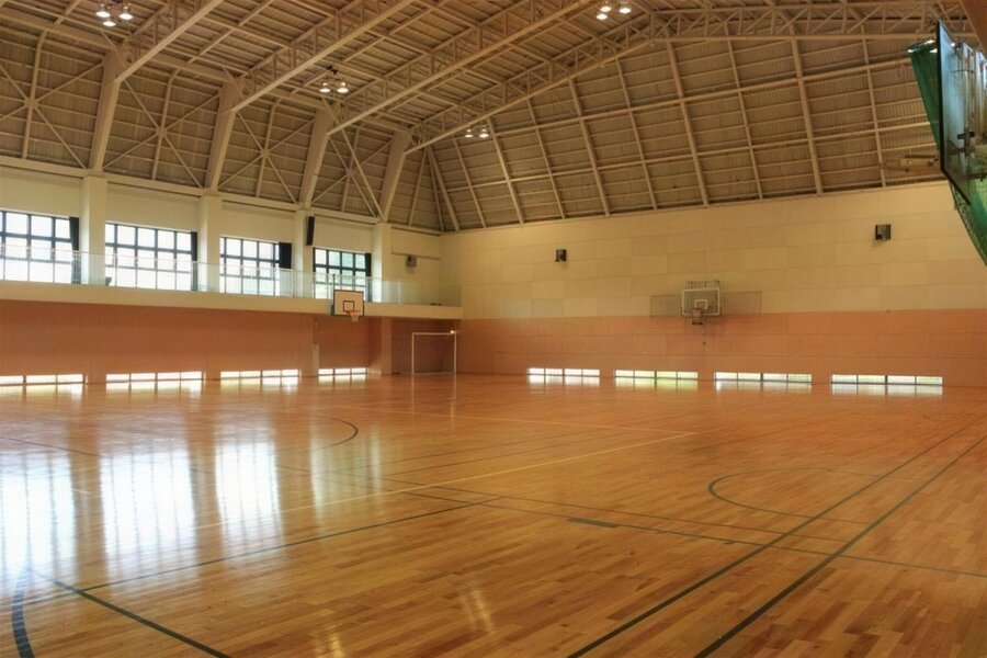 坂北体育館の屋内