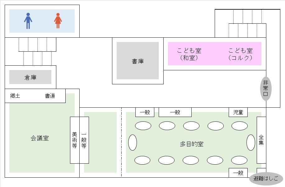 館内地図２階