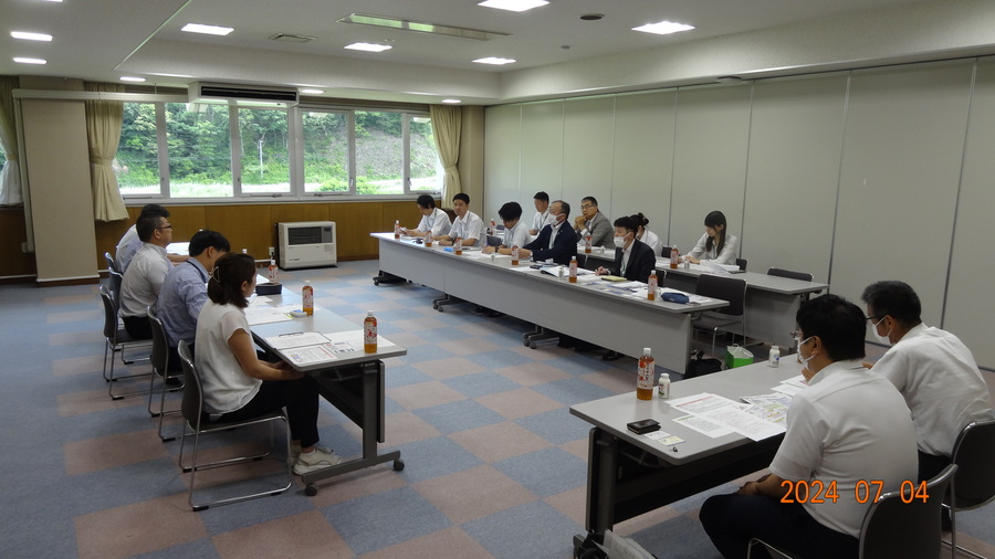 南牧村視察の様子